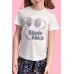 Mickey & Minnie Mouse Lisanslı Krem Kız Çocuk Pijama Takımı D4105-C-V2